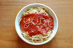 Spaghetti plate